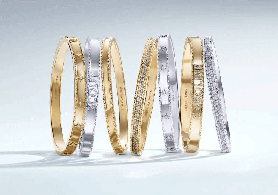 An assortment of bangles from The Sol Collection.