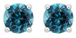 earrings topaz london brilliant earth stud