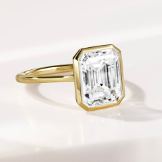 Gold diamond engagement rings.